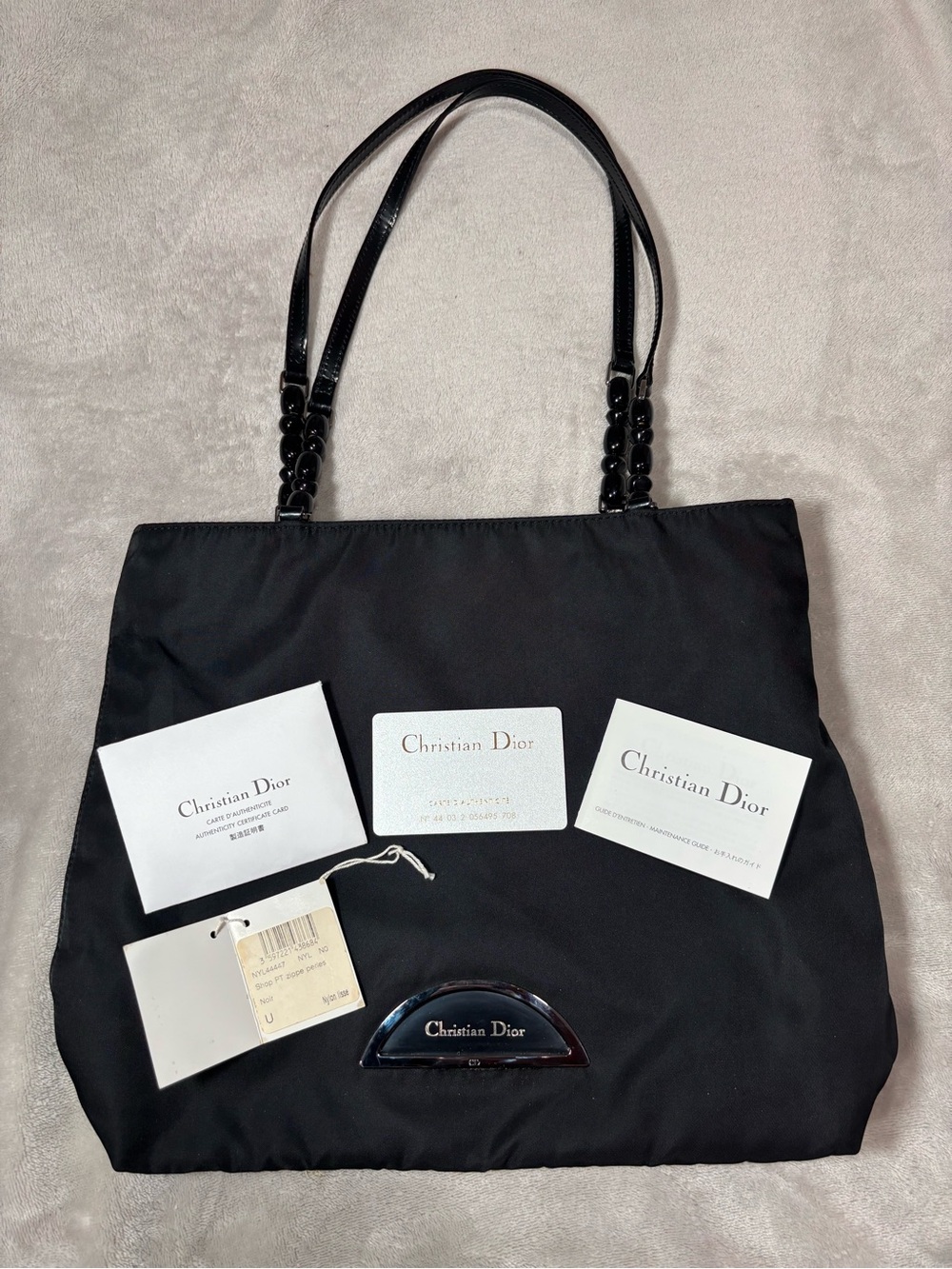 Christian Dior Vintage Nylon Malice tote bag